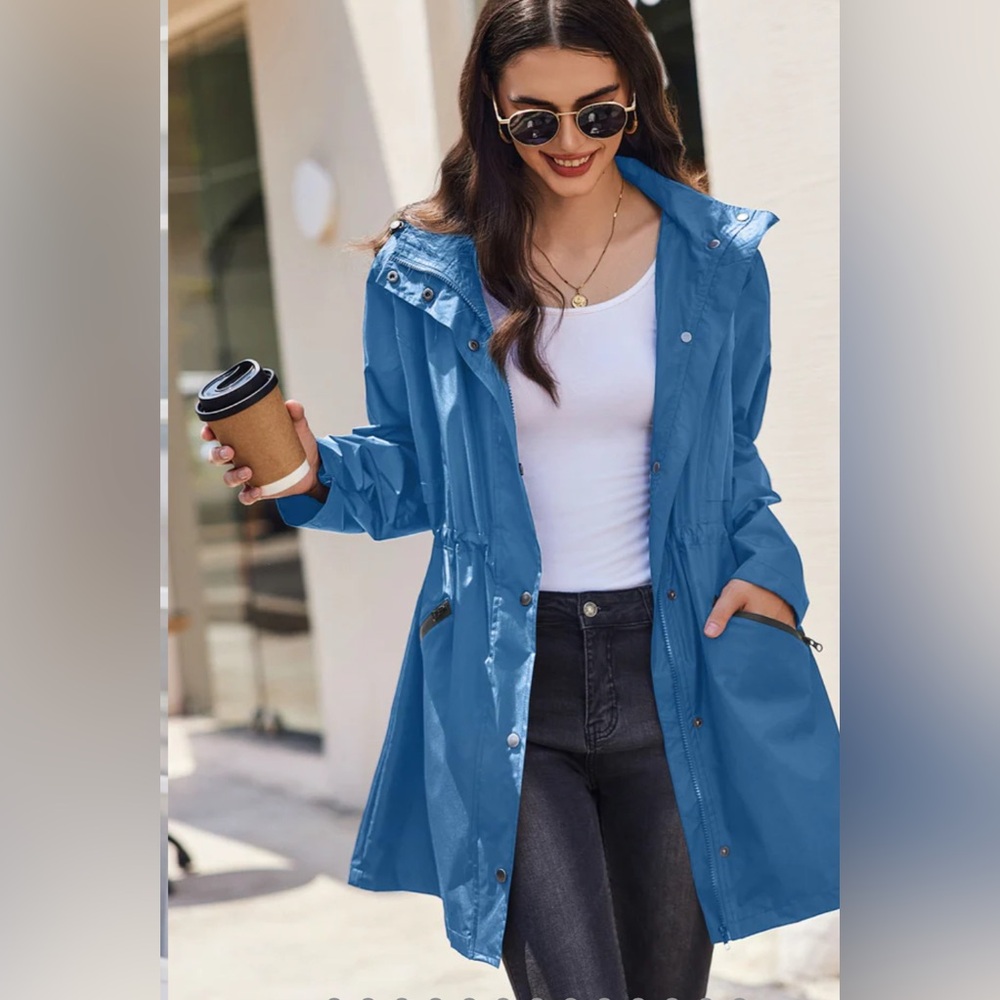 Style & Co. Teal Utility Coat for Women